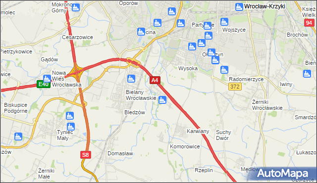 mapa Ślęza, Ślęza na mapie Targeo