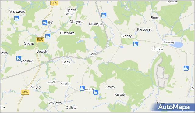 mapa Słobity-Stacja, Słobity-Stacja na mapie Targeo