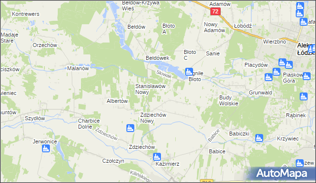 mapa Słowak, Słowak na mapie Targeo