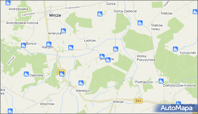 mapa Smoligów, Smoligów na mapie Targeo