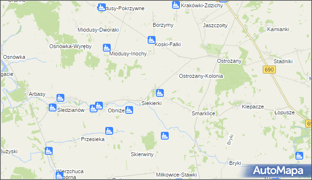 mapa Smorczewo, Smorczewo na mapie Targeo