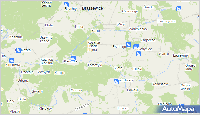 mapa Sokolenie, Sokolenie na mapie Targeo