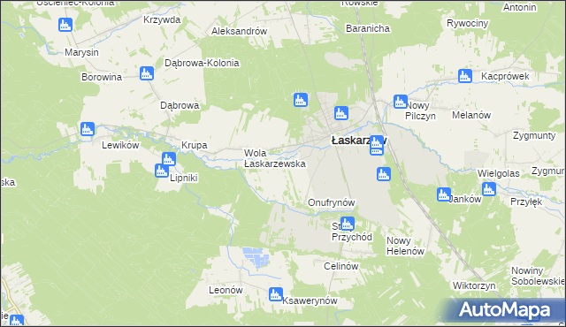 mapa Sośninka, Sośninka na mapie Targeo
