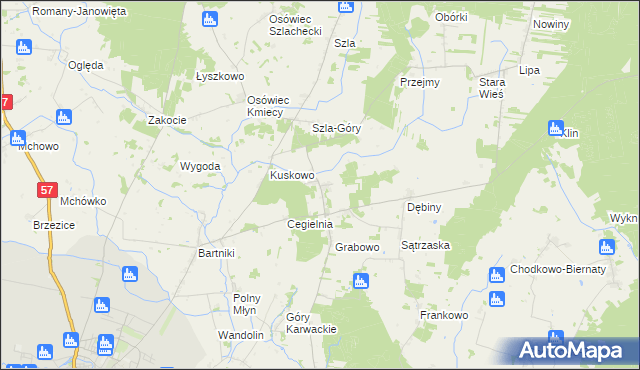 mapa Stara Krępa, Stara Krępa na mapie Targeo