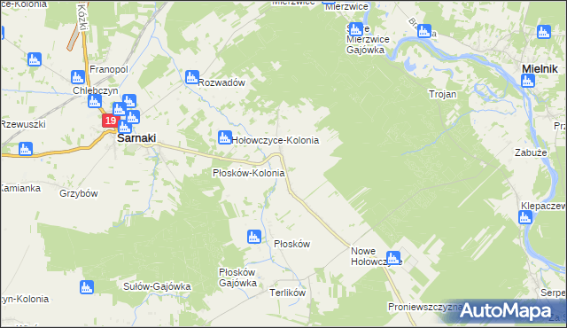 mapa Stare Hołowczyce, Stare Hołowczyce na mapie Targeo