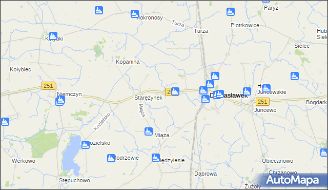 mapa Starężyn, Starężyn na mapie Targeo