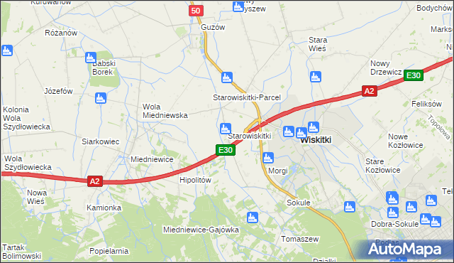 mapa Starowiskitki, Starowiskitki na mapie Targeo