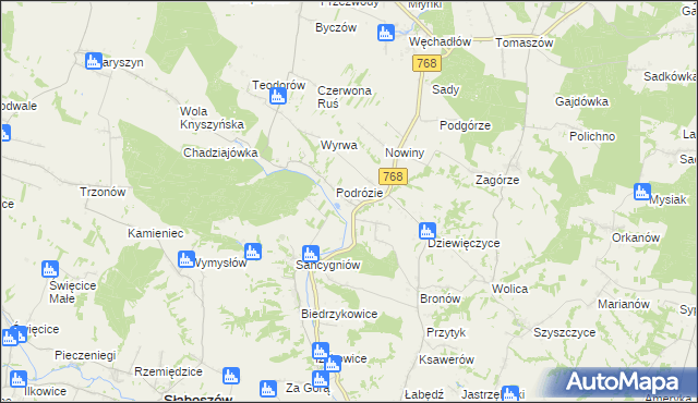 mapa Stępocice, Stępocice na mapie Targeo