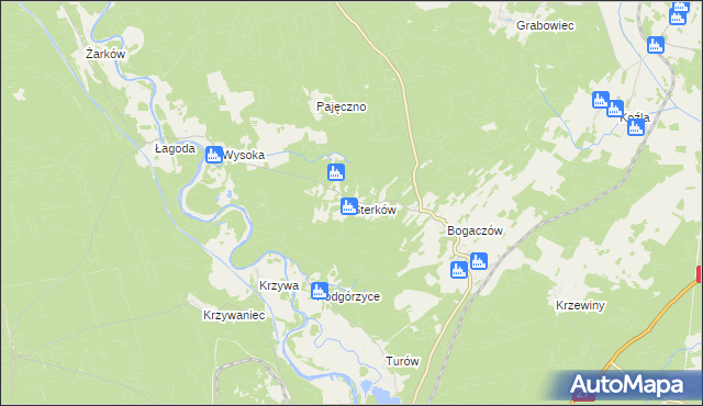 mapa Sterków, Sterków na mapie Targeo