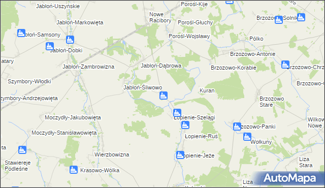 mapa Stokowisko, Stokowisko na mapie Targeo