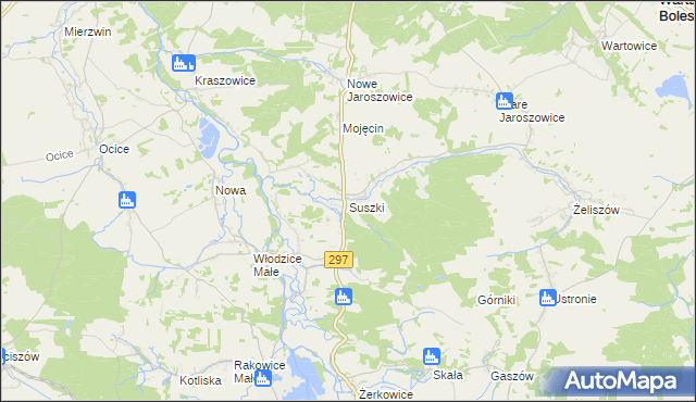 mapa Suszki, Suszki na mapie Targeo