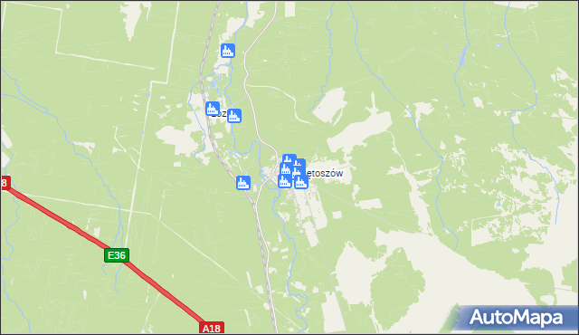 mapa Świętoszów, Świętoszów na mapie Targeo