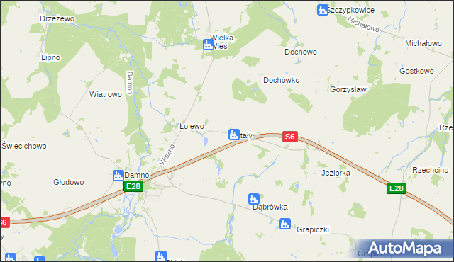 mapa Świtały, Świtały na mapie Targeo