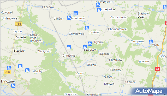 mapa Szarbków, Szarbków na mapie Targeo