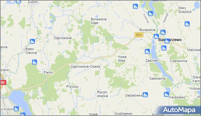 mapa Szczecinki, Szczecinki na mapie Targeo