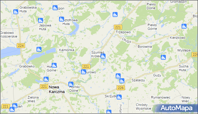 mapa Szumleś Szlachecki, Szumleś Szlachecki na mapie Targeo