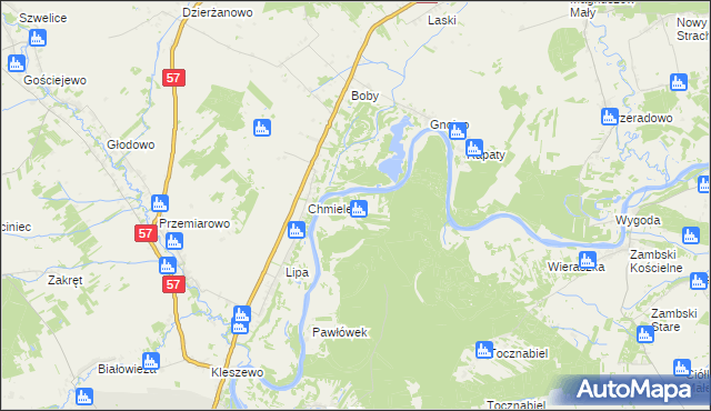 mapa Szygówek, Szygówek na mapie Targeo