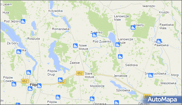 mapa Tabałówka, Tabałówka na mapie Targeo