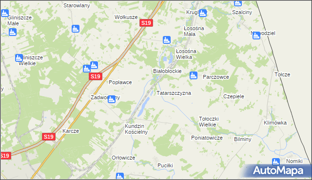mapa Tatarszczyzna, Tatarszczyzna na mapie Targeo
