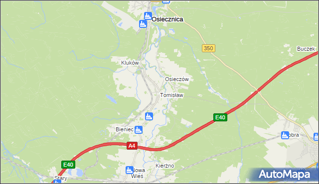 mapa Tomisław, Tomisław na mapie Targeo