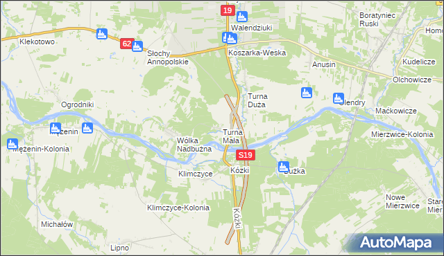 mapa Turna Mała, Turna Mała na mapie Targeo