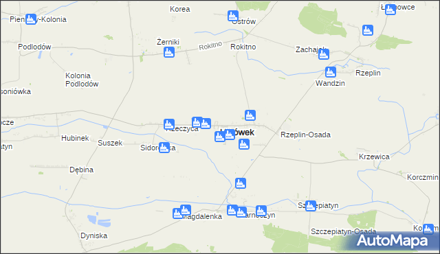 mapa Ulhówek, Ulhówek na mapie Targeo