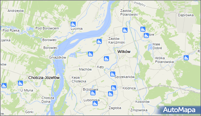 mapa Wilków-Kolonia, Wilków-Kolonia na mapie Targeo