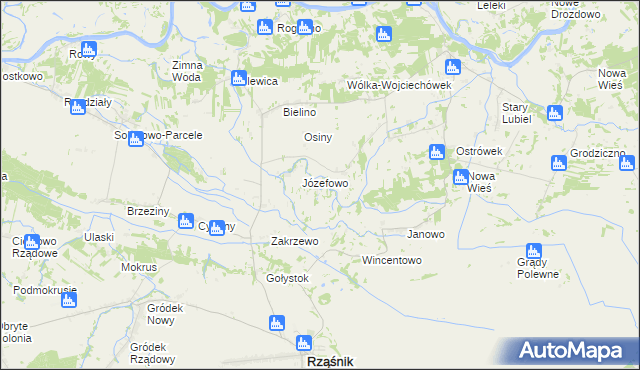 mapa Wola Polewna, Wola Polewna na mapie Targeo