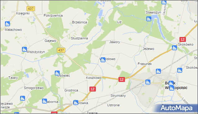 mapa Wycisłowo, Wycisłowo na mapie Targeo