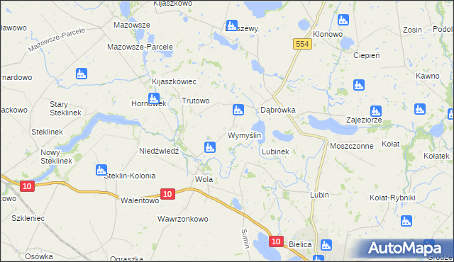 mapa Wymyślin, Wymyślin na mapie Targeo