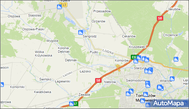 mapa Zaborów Drugi, Zaborów Drugi na mapie Targeo