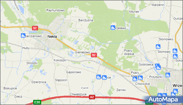 mapa Zasutowo, Zasutowo na mapie Targeo