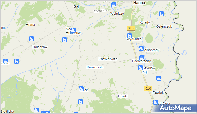 mapa Zaświatycze, Zaświatycze na mapie Targeo