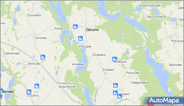 mapa Żmijewko, Żmijewko na mapie Targeo