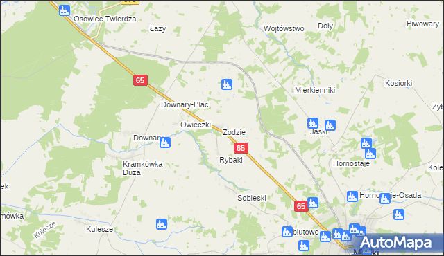 mapa Żodzie, Żodzie na mapie Targeo