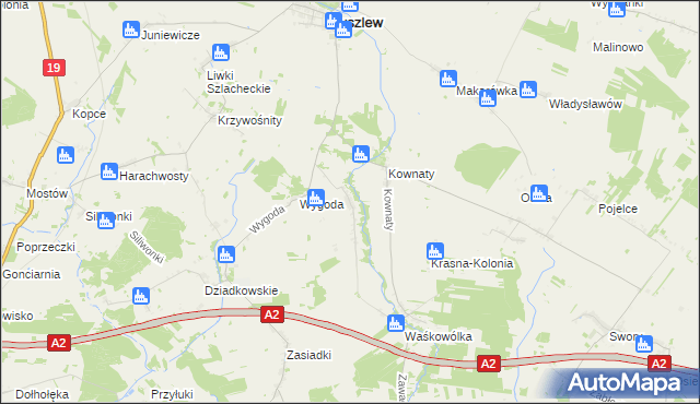 mapa Żurawlówka, Żurawlówka na mapie Targeo