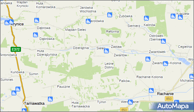 mapa Zwiartów-Kolonia, Zwiartów-Kolonia na mapie Targeo