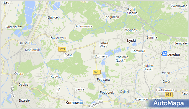 mapa Dzimierz, Dzimierz na mapie Targeo