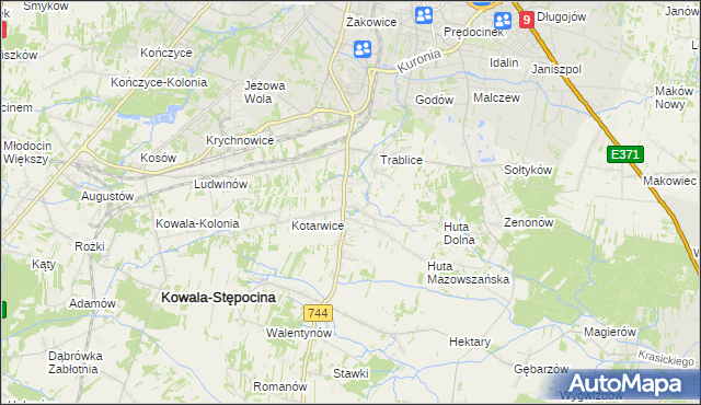 mapa Mazowszany, Mazowszany na mapie Targeo