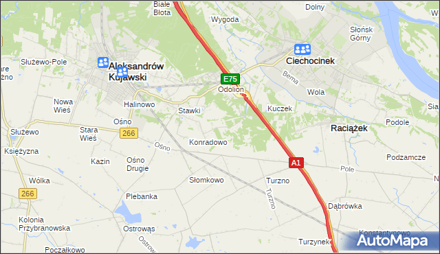 mapa Zgoda gmina Aleksandrów Kujawski, Zgoda gmina Aleksandrów Kujawski na mapie Targeo