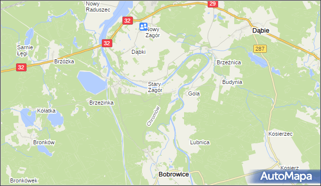 mapa Chromów, Chromów na mapie Targeo