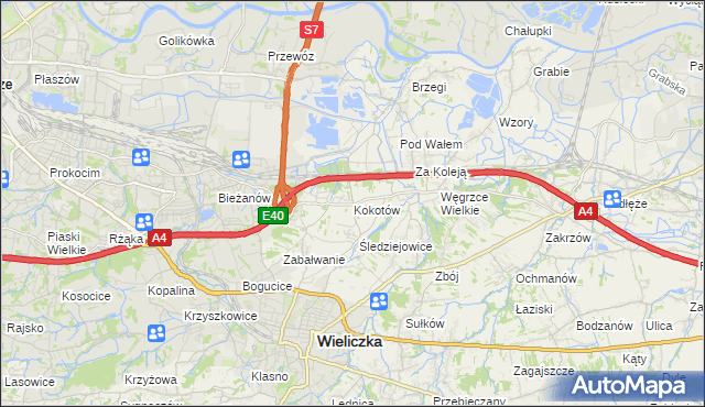 mapa Kokotów, Kokotów na mapie Targeo