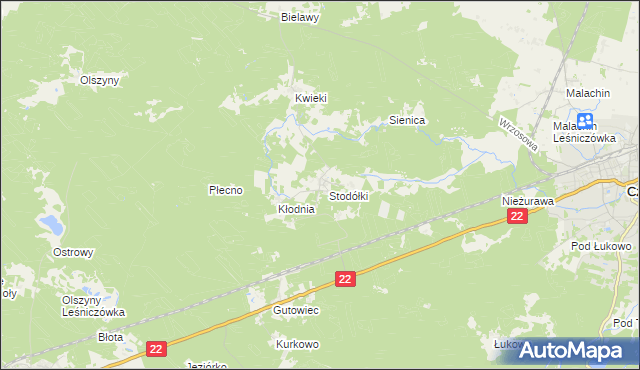 mapa Krzyż gmina Czersk, Krzyż gmina Czersk na mapie Targeo