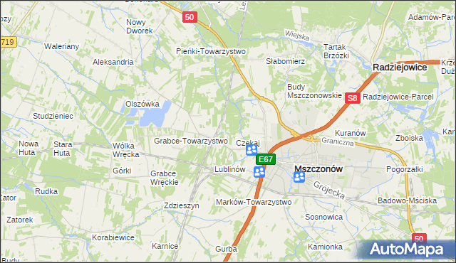 mapa Marków-Świnice, Marków-Świnice na mapie Targeo