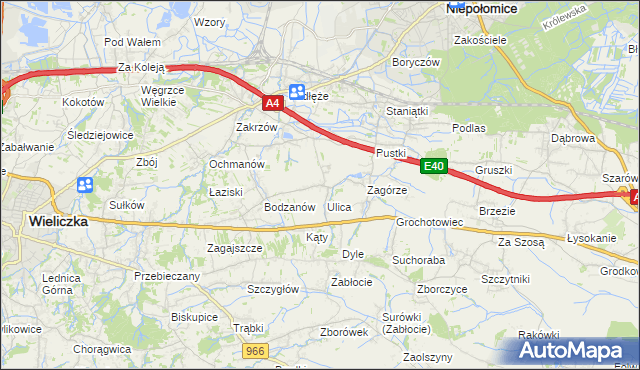 mapa Słomiróg, Słomiróg na mapie Targeo