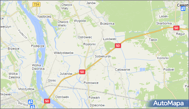 mapa Sobiekursk, Sobiekursk na mapie Targeo