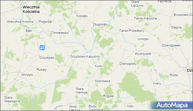 mapa Wasiły, Wasiły na mapie Targeo