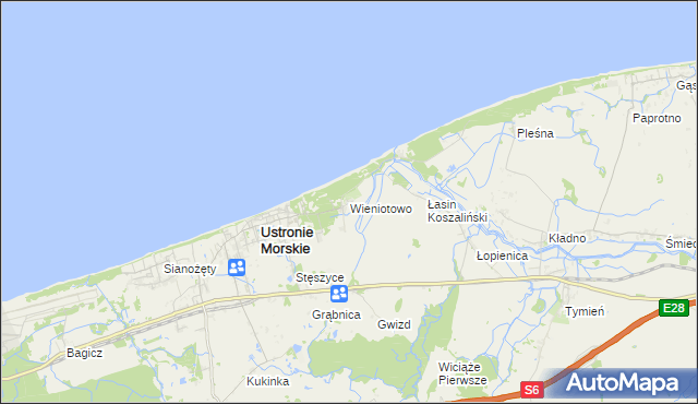 mapa Wieniotowo, Wieniotowo na mapie Targeo