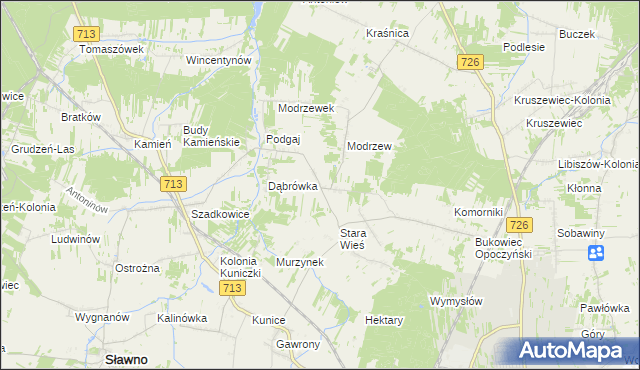 mapa Ziębów, Ziębów na mapie Targeo