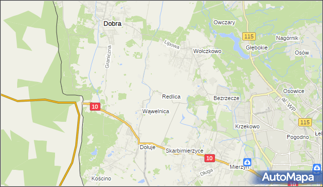 mapa Redlica, Redlica na mapie Targeo